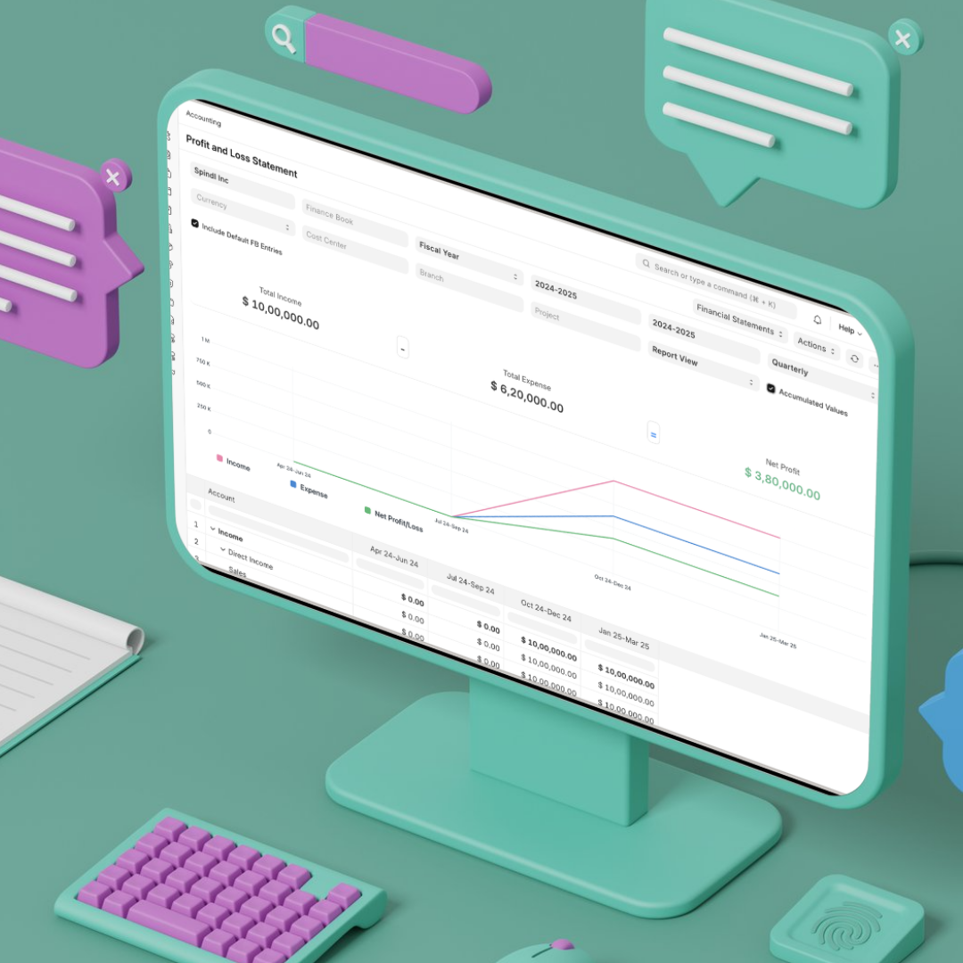 ERP Dashboard UI